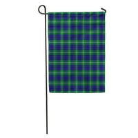 Plava Škotska uzorka od klana Hamilton Lov Tartan Green Sažetak bašte zastava ukrasna zastava Kuća za
