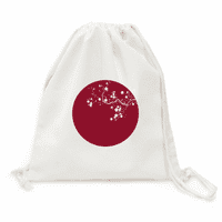 Art okrugla ilustracija Japan ruksak platnena mreža za ponovno punjenje za višekratnu upotrebu