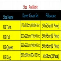 Morski talas King Duvet Cover Japanski stil posteljina set Sažetak Art Quilt Cover Oboring 2 Poliesterski