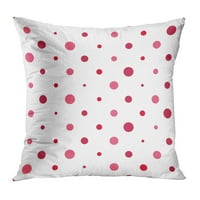 Crvena apstraktna polka dot uzorak ružičasta bablica kružna amaranta dječja kružna jastuk jastučni jastuk
