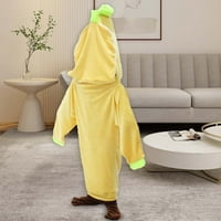 Voćna torba za spavanje Hoodie Loungewear Cosy za odrasle banana pokrivač Nosivi m