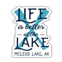 McLeod jezero Aljaska suvenir Frižider Magnet veslo dizajn