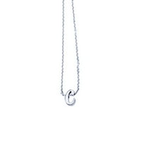 Keusn ženska abeceda Ogrlica ženska jednostavna ogrlica sa lancem klavikula zlatna ogrlica