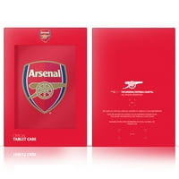 Dizajni za glavu Službeno licencirani Arsenal FC Crest i Gunners logo Geometrijski plavi kožni rezervirani