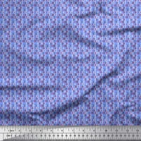 Soimoi Rayon Crepe tkanina Geometrijska malog otiska šivaće dvorište širine
