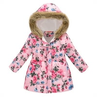 Topli kaputi za djevojke Dječja jakna za dijete s kapuljačom Dječja djeca toplu odjeću Vjetrootporni