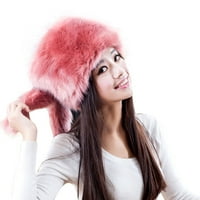 Ženska moda topli zimski rep Beanie Beret Cap Hat Hat Wr Wall