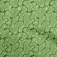 Onuone viskoznog dresa Zelene tkanine Sažeci zanatske projekte Dekor tkanina Štampano od dvorišta široko