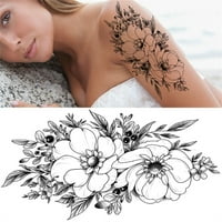 Giligiliso klirence skice Tattoos naljepnice Sažetak naljepnice ruže cvijeće poklone šminke