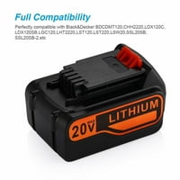 20V 4.0Ah Li-Ion baterija za crno-decker lbxr lb lb lbx4020