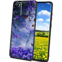 Kompatibilan je sa Samsung Galaxy S20 + Plus telefonom telefona, leptir-Case Silikonska zaštita za TEEN