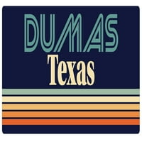 Dumas Texas Frižider Magnet Retro Design