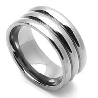 Udobnost fit titanijumski vjenčani prsten za brisanje kupola