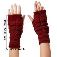 Fanxing Clearance Aerodre ženske zimskih rukavica bez prstiju Hladno vrijeme slatka rukava u trendu