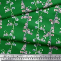 Soimoi zelena pamučna kambrična tkaninska tkanina zvona cvjetna dekorska tkanina Široko dvorište