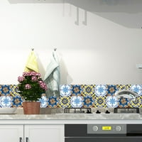 Vikakiooze Početna Dekor samoljepljiva kupaonica Kuhinjski dekor Kućni zid 3D naljepnica pločica