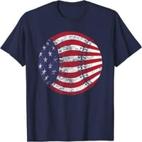 Američka zastava Baseball Patriotska majica za bejzbol