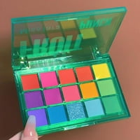 Boje Neon Rainbow Shimmer mat metalik paleta sjenila Visoko pigmentirane neutralne podebljane vodootporne