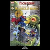 Junior's Marvel Doctor čudan u multiverse od ludila Moderni grafički tee crni medij
