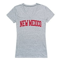 NOVO Meksiko Lobos Game Day Ženska majica - Heather Grey, Medium