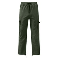 Senuca muške teretne hlače Ležerne prilike na otvorenom sa džepovima hlače vojska zelena l