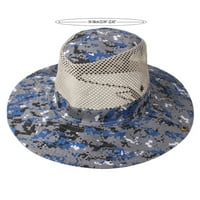 Sportski šešinski ribolov suncobranski šešir na otvorenom maskirnim kauflom zadnja kauboj suncobran
