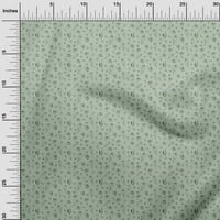 Onuone pamuk poplin pušački teal zelena tkanina cvjetna opterećenja priključka ispisa šivaće tkanine