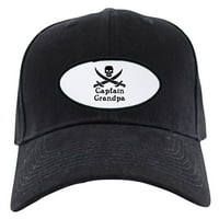 Cafepress - kapetan Djed crna kapa - bejzbol šešir, novost crna kapa