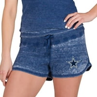 Ženski koncepti Sport Mornas Dallas Cowboys Resurgence Waffle pletene kratke hlače