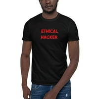 Crvena etička hakerska majica kratkih rukava majica po nedefiniranim poklonima