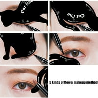 WURFMEOW ženske modne mačke linije na šablonu za očima za oči Eyeliner šablona šablona model modela
