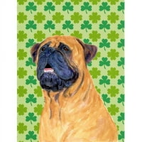 u. Mastiff St. Patricks Dan Shamrock portret zastava Vrt Veličina vrta