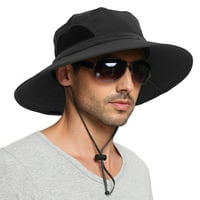 Sunčani šešir za muškarce, Boonie Hat Ribolov Pješačka plaža Safari plaža, vodootporan Širok šešir za
