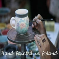 Poljska posuda 6 ¼ Bowl rukom oslikana u Boleslawiec, Poljska + potvrda o autentičnosti