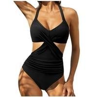 Homenesgenics Womens kupaći kupaći kostim plus veličina Jedna napredna za mršavljenje za mršavljenje