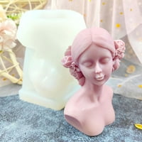 Yoone Candle Candy Girl uzorak visoke temperaturne otpornosti na silikonski ručno izrađeni zanat Fondant