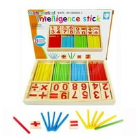 Predškolske edukativne igračke Drveni matematički inteligencijski štap za brojanje štapova za djevojčice