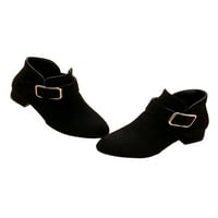 Ritualay Girls Boots Casual Boide patentni zatvarač Džesići za gležnjeve Crne 10C