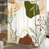 Sredin veck sažetak za zavjese za tuširanje modernom minimalističkom kupatilom za zavjese sa ciradom