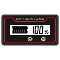 Monitor kapaciteta baterije Monitor Mjerač baterije Light Alarm LCD prikaz Sigurni naponski mjerač snage