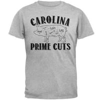 Carolina Prime Cuts Muns majica Heather 2xL