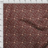 Onuone pamuk fle maruon tkanina azijski japanski cvjetni obrtni projekti Dekor tkanina tiskana pored