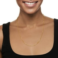 Ross-Simons 14KT Žuto zlato podesiva ogrlica za pšeničnu lanac za žene, odrasla osoba