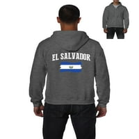Normalno je dosadno - Muška dukserica pulover punog zip, do muškaraca veličine 5xl - El Salvador