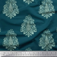 SIMOI svilena tkanina blok paisley ispisa šivaći tkaninu širok