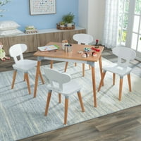 Dječji stol i set stola, stolni materijal materijal: čvrsto + proizvedeno drvo, bazni stol Detalji materijala: