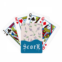 Plavi lavander Bowknot Cvjetni rezultati poker igračke kartice INDE IGRE