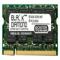 2GB Crna dijamantska memorijska modula za HP Pavilion Notebooks Notebook DV9704T DDR SO-DIMM 200PIN