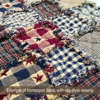 Baština mornarica Plava kaidna domovina pamučne tkanine koja se prodaje u dvorištu
