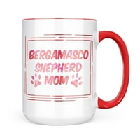 Neonblond Dog & Cat Mom Bergamasco Shepherd Poklon za ljubitelje čaja za kavu
